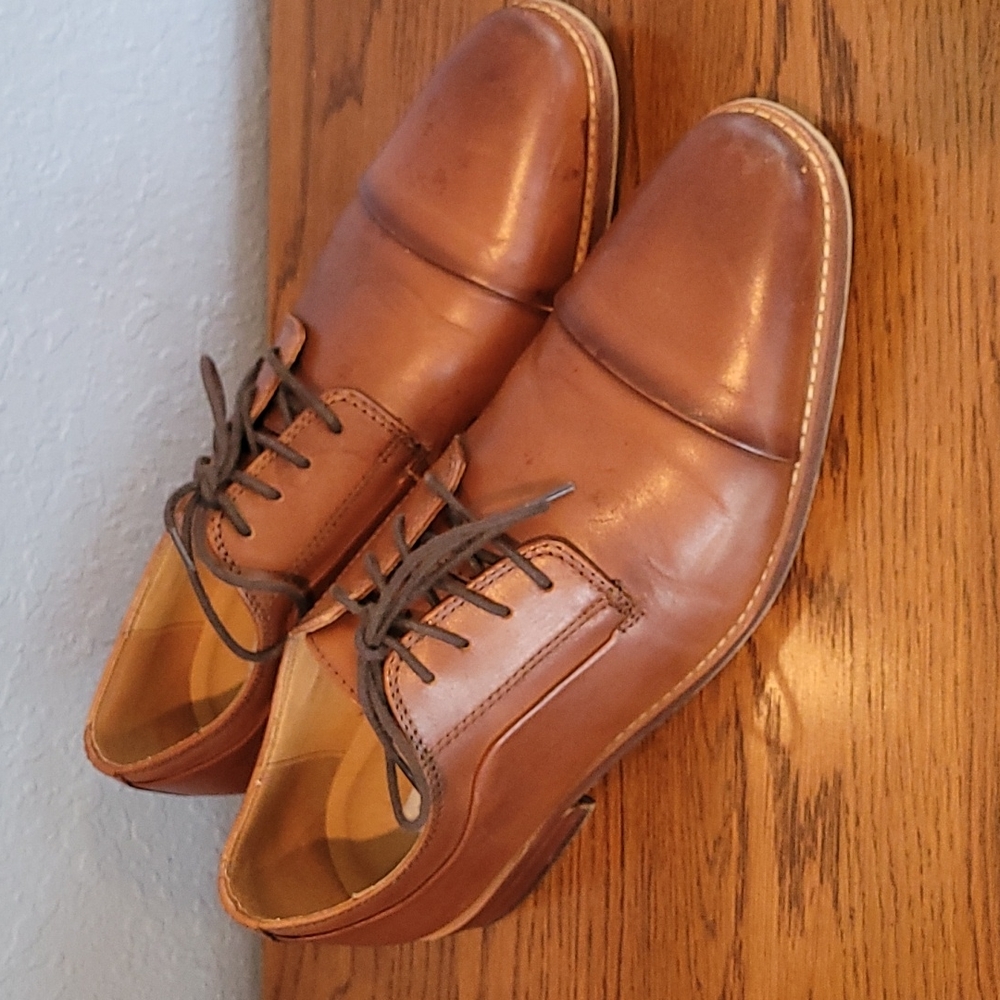 Steve Madden Ulrich Leather Cap toe Oxfords size 9.5